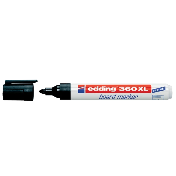 Edding Tahta Kalemi Yuvarlak Uçlu Siyah 360 XL (10 adet) - 2
