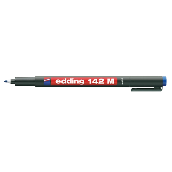 Edding Asetat Kalemi(10 adet) Permanent M Seri 1 MM Mavi 142 M - 2