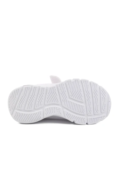 Ayakmod Beyaz Cırtlı Işıklı Kız Çocuk Spor Ayakkabı 336126 P - 5