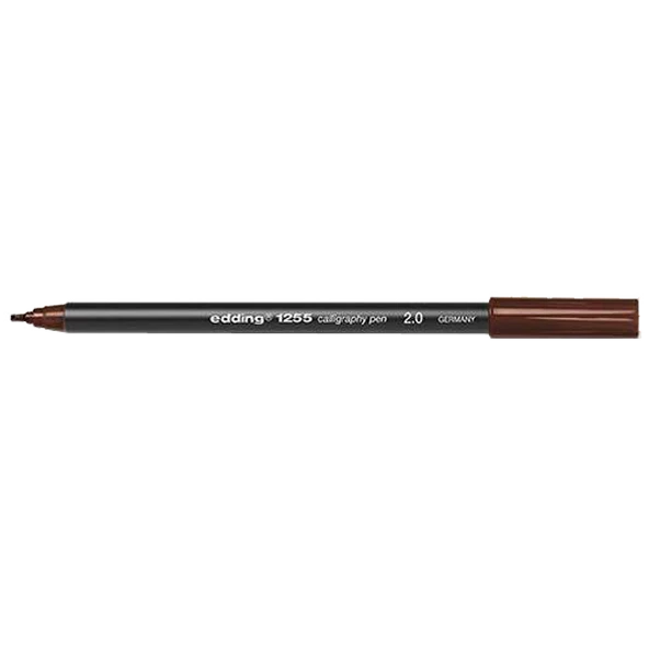 Edding Kaligrafi Kalemi Kesik Uçlu 2 MM Kahverengi(10 adet)