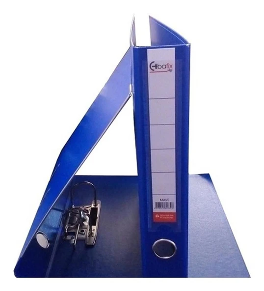 Bafix Klasör Plastik Vip Dar Mavi (10 adet)