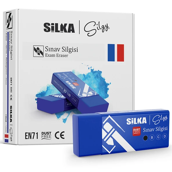 Silka Sınav Silgisi (24 LÜ) Lacivert Art.9