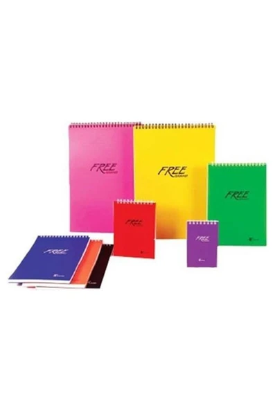 Keskin Color Bloknot Free Platinum Office Spr. A5 80 YP Çizgili (6 lı paket).141171-99