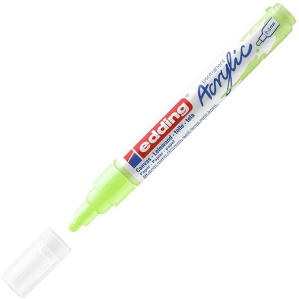 Edding Markör Akrilik Orta Uçlu Pastel Yeşil 917-10-LI-PKT