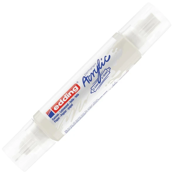 Edding Akrilik 3D Double Lıner Trafik Beyaz 922 5 adet
