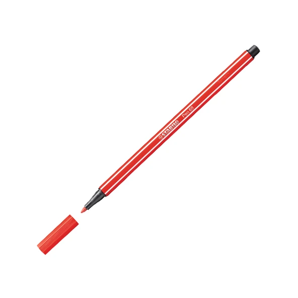 Stabilo Keçe Uçlu Boya Kalemi 1 MM Kızıl 68/48--10 LU