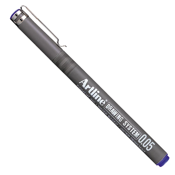 Artline Çizim Kalemi 0,05 MM 12 li Mavi EK-2305
