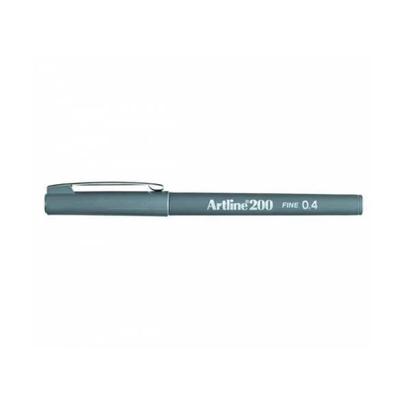 Artline Fineliner 0.4 MM Gri EK-200N (12 adet) - 2