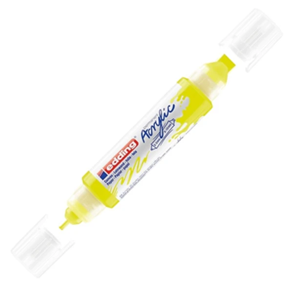 Edding Akrilik 3D Double Lıner Fosforlu Sarı 065 5 adet
