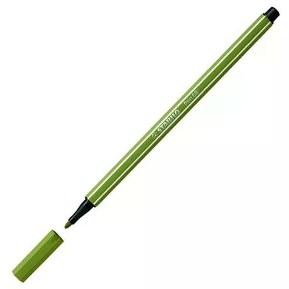 Stabilo Keçe Uçlu Boya Kalemi Bataklık Yeşili (10 lu paket) 68/37