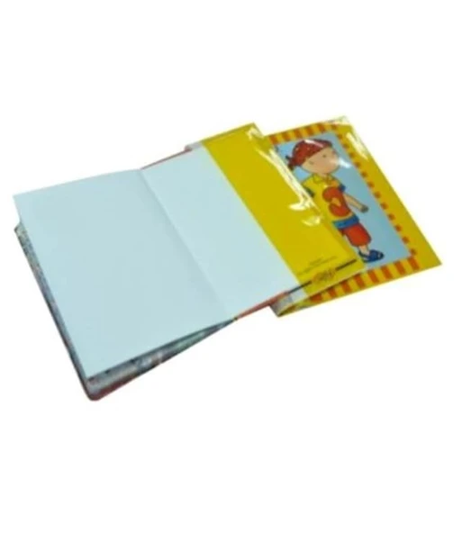 Alfa Hazır Kaplık Defter Kabı Caillou Simli A4-25-LI-PKT