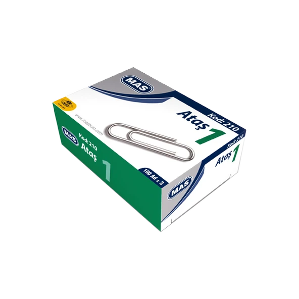 Mas Ataş Nikel Kaplı NO:1 100 LÜ 210 (24 kutu) - 2