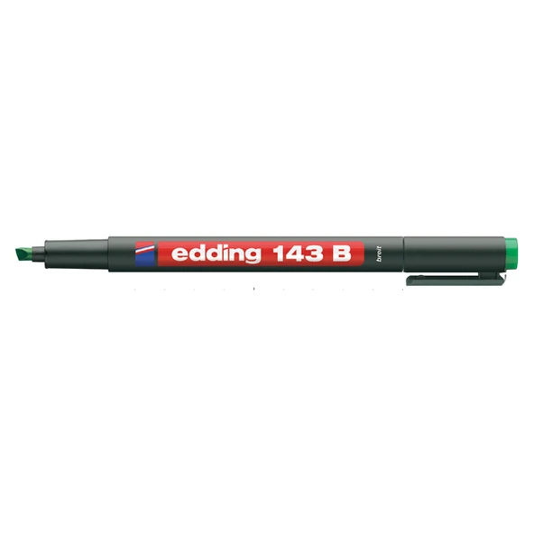 Edding Asetat Kalemi  (10 adet)Permanent B Seri 1-3 MM Yeşil 143 B - Resim 2