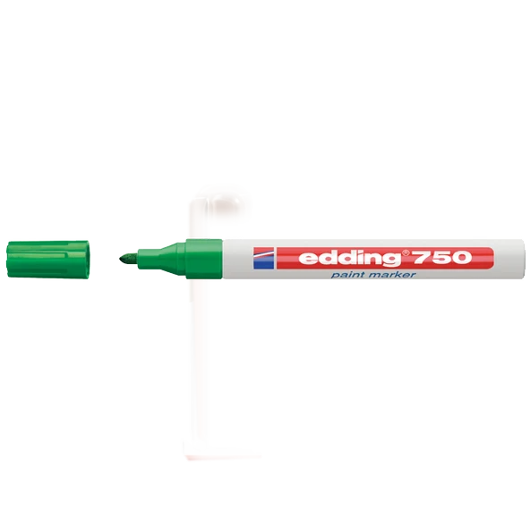 Edding Markör Boya Dekor Yuvarlak Uçlu 2-4 MM Yeşil  (10 adet)750