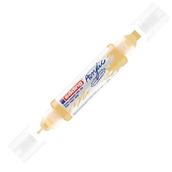 Edding Akrilik 3D Double Lıner Pastel Sarı 915 5 adet