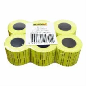 Ekstrafix Fiyat Etiketi Florasan Sarı (12 li paket)Q (fix-5701 )