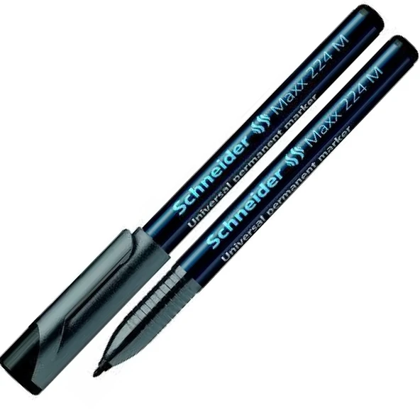 Schneider Asetat Kalemi Permanent M Seri 1.0 MM Siyah 224--10 LU