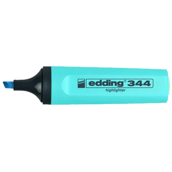 Edding Fosforlu Kalem Mavi 344 (10 adet) - 2