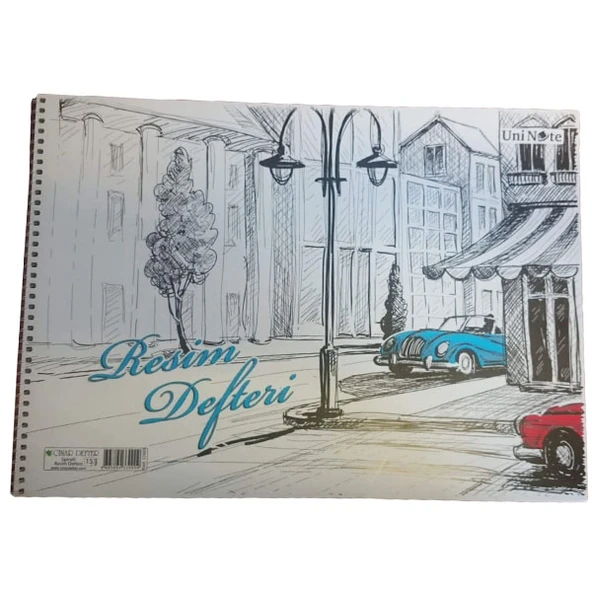 Çınar Resim Defteri Spiralli Krt Kpk 15 YP 24x34 33000-12-LI-PKT - 2