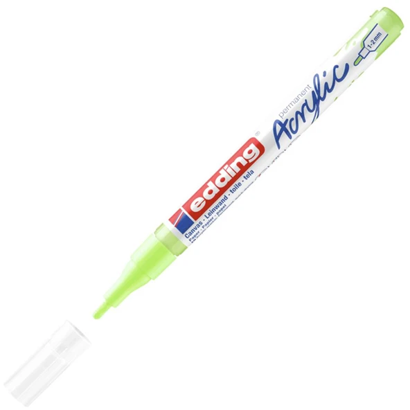 Edding Markör Akrilik İnce Uçlu Pastel Yeşil 917-10-LI-PKT