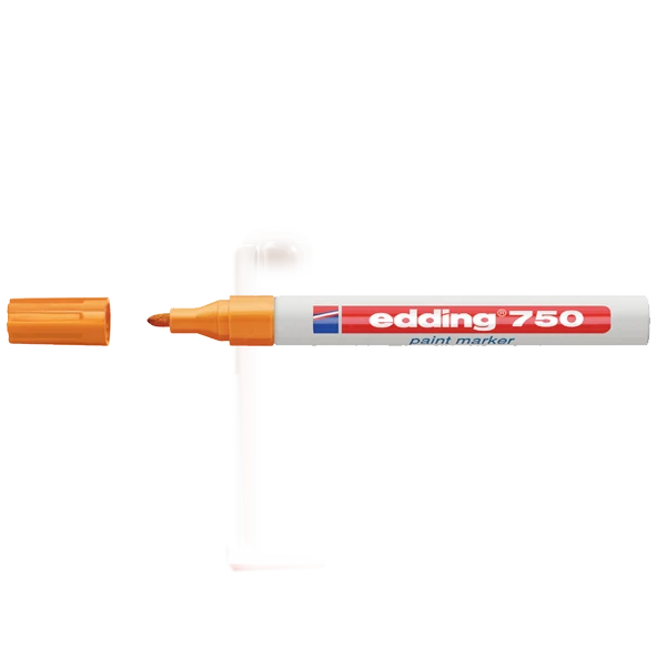 Edding Markör Boya Dekor Yuvarlak Uçlu 2-4 MM Turuncu  (10 adet)750