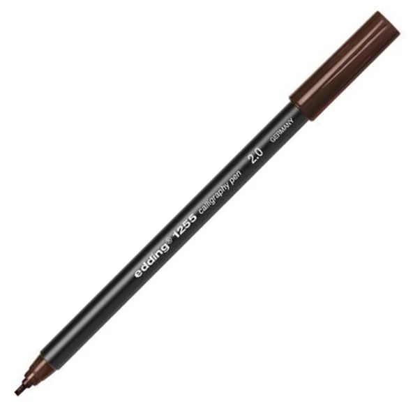 Edding Kaligrafi Kalemi Kesik Uçlu 2 MM Kahverengi(10 adet) - 3