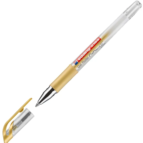 Edding Roller Kalem Cristal Jel Altın 2185 (10 adet) - 3