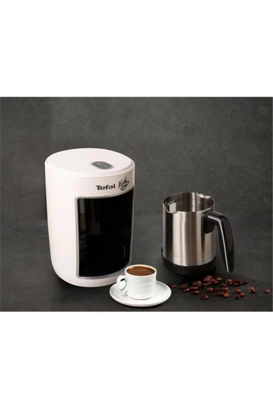 Tefal Köpüklüm Pro Çelik Türk Kahvesi Makinesi Beyaz (Teşhir & Outlet) - 3