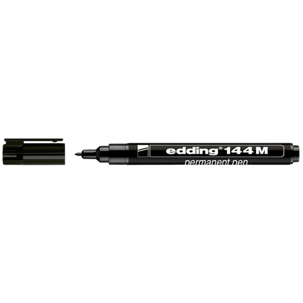 Edding Asetat Kalemi Permanent Siyah 144M (10 lu)