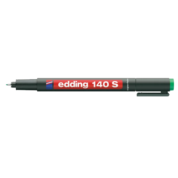 Edding Asetat Kalemi (10 adet) Permanent S Seri 0.3 MM Yeşil 140 S