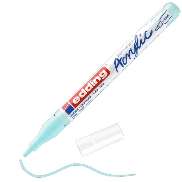Edding Markör Akrilik İnce Uçlu Pastel Mavi 916-10-LI-PKT