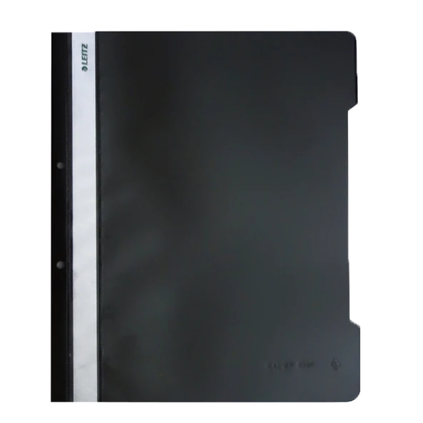 Leitz Telli Dosya Plastik Siyah L-4189 (50 li paket)
