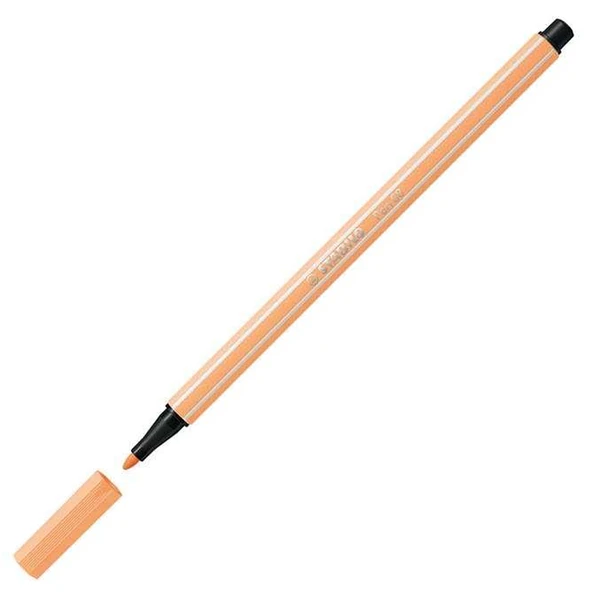 Stabilo Keçe Uçlu Boya Kalemi Pastel Turuncu 68/25 (10 lu paket)