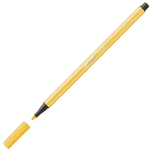 Stabilo Keçe Uçlu Boya Kalemi Açık Sarı 68/23 (10 lu paket)