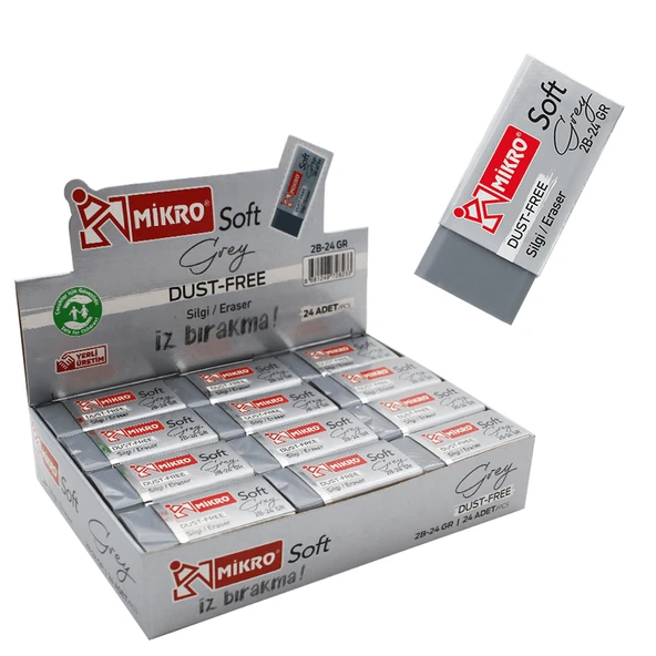Mikro Silgi 2B-24GR Gri-24-LI-PKT