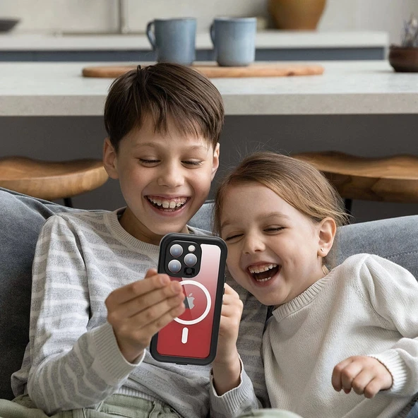 Apple iPhone 15 Pro Kılıf 1-1 Su Geçirmez Kılıf - 7