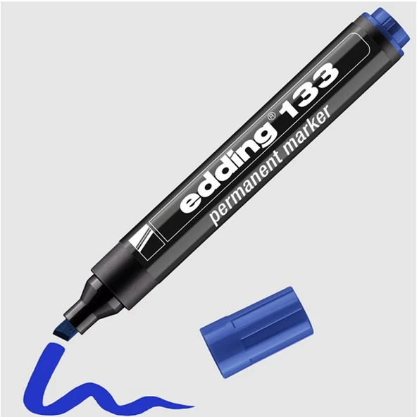 Eddıng 133 Permanent Markör (10 lu sadece Mavi)