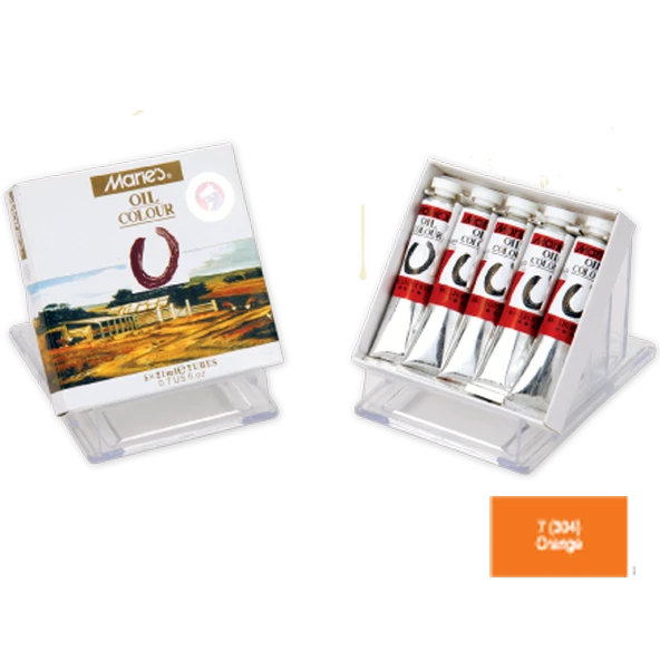 Maries Yağlı Boya 21 Ml Orange (Portakal) (5 li paket)304 (E75B) MRMAR0112