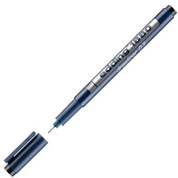 Edding Teknik Çizim Kalemi 0.3 Mm Siyah 1880-10-LI-PKT