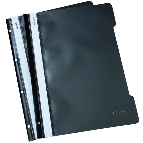 Esselte Telli Dosya Plastik A4 Siyah (50 li paket)SLT-4199 - 2