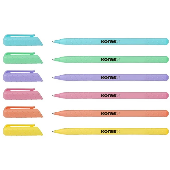 kores Tükenmez Kalem Çok Renkli 37086 (50 Li Paket) ürün görseli 1