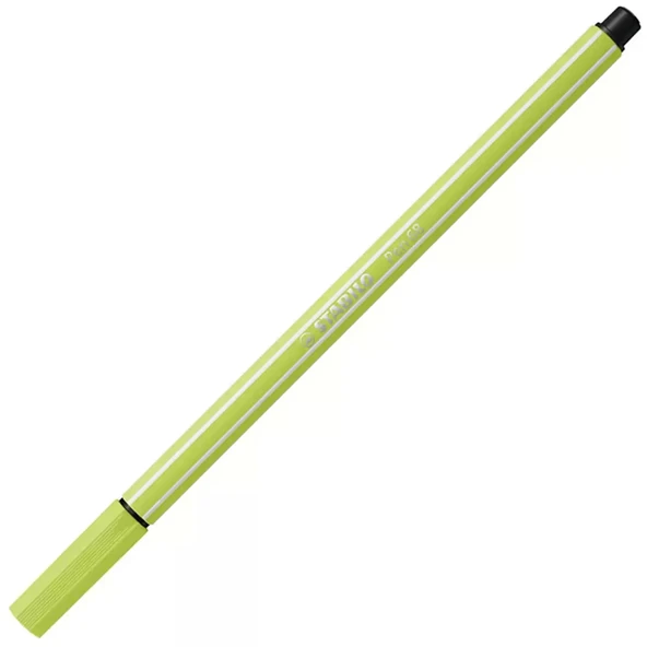 Stabilo Keçe Uçlu Boya Kalemi Lime Yeşili 68/14 (10 lu paket)