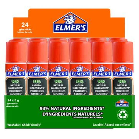 Elmers Stick Yapıştırıcı S Okul Tipi 8 Gr (24 lü paket)
