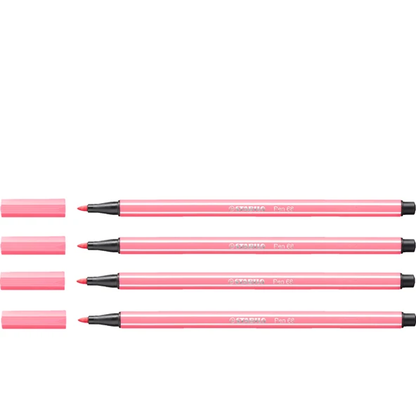Stabilo Keçe Uçlu Boya Kalemi 1 MM Koyu Pembe 68/29