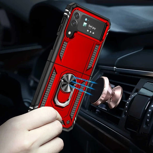 Galaxy Z Flip 4 Kılıf Zore Vega Kapak - 8