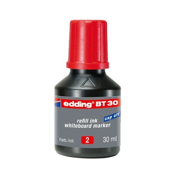 Edding Tahta Kalem Mürekkebi Damlalıklı 30 ML Kırmızı BT30