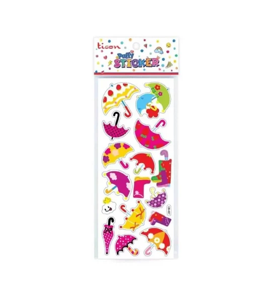 Ticon Puffy Sticker Şemsiye Tps-009/8 ürün görseli