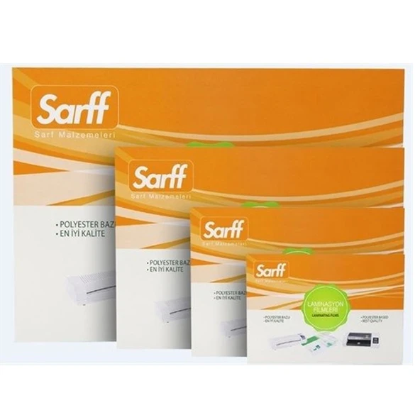 Sarff Laminasyon Filmi Sıcak A4 125 MIC -100 lü 15309016