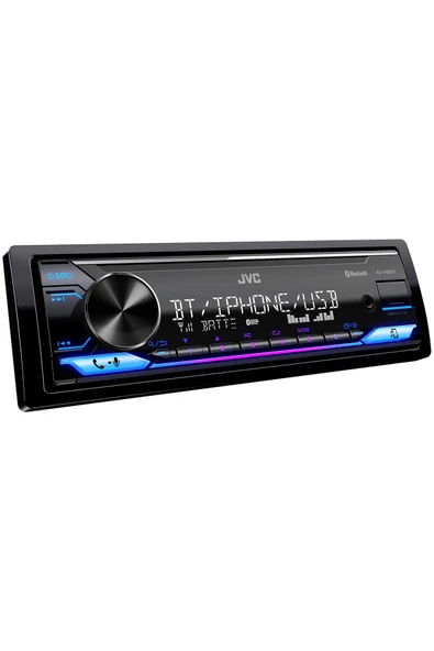 JVC KD-X482BT OTO TEYP BLUETOOTH 3 AMFİ RENK DEĞİŞTİREN K2 TEKNOLEJİ 13 BAND EQUALİZER