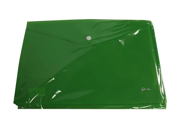 Bafix Çıtçıtlı Zarf Dosya Yeşil--12 Lİ PAKET - 2